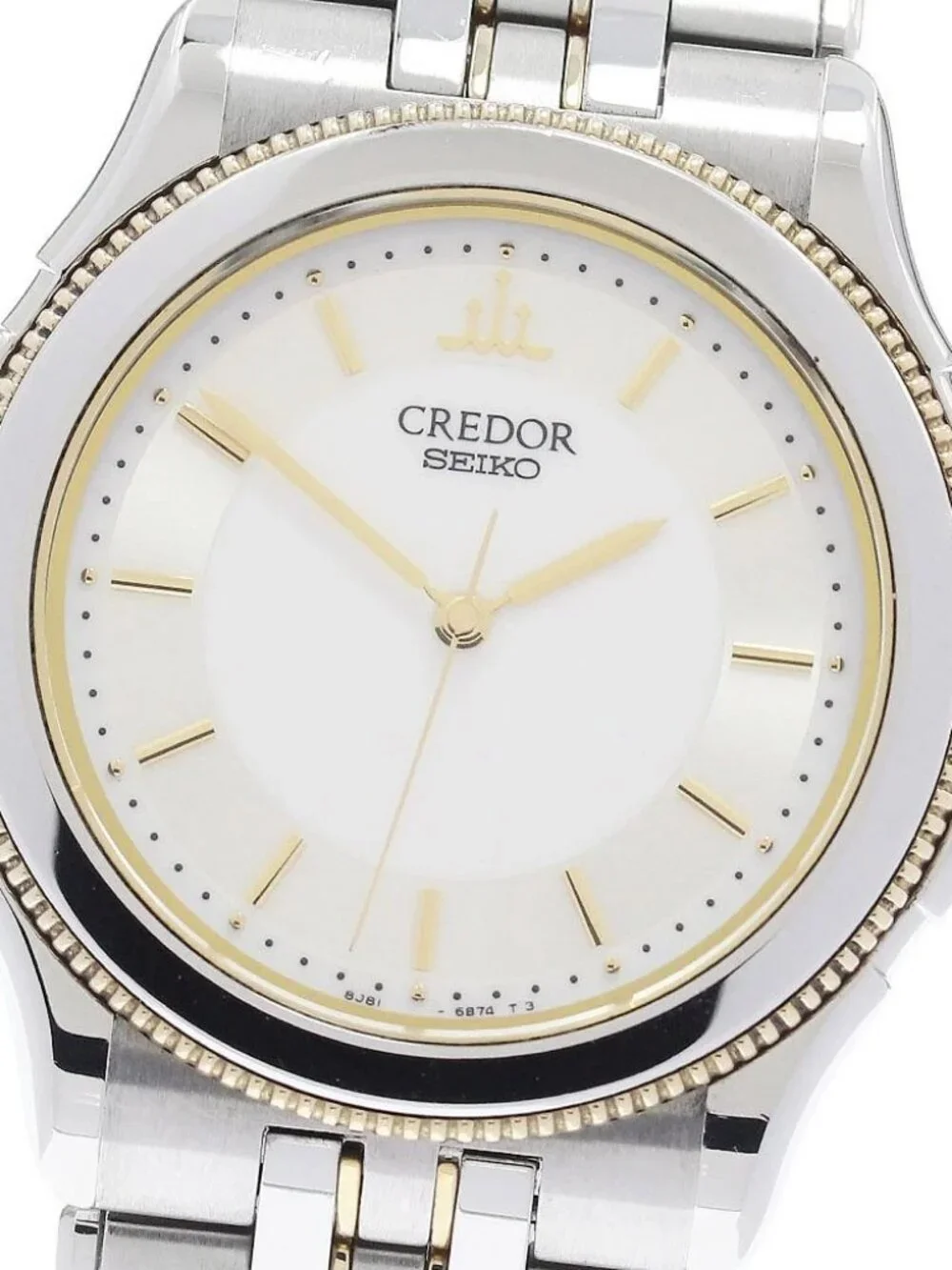 SEIKO CREDOR Pacificique GCAR034/8J81-6B60 2 tone Quartz Men's Watch_961858